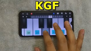 KGF Tune 🔥 के जी एफ (Slow Lesson) आसानी से सीखो fx music #shorts #ashortaday #kgf