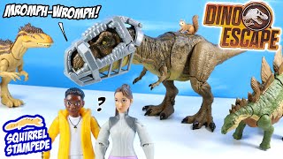 Jurassic World Dino Escape Stomp'n T Rex Carcharodontosaurus and Yaz!