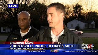 2 Huntsville Police Department officers shot in ambush