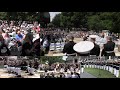 US Marines with Quantico Marine Band performing at fleet week New York 2023