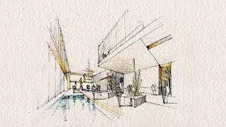 Two point perspective - interior design