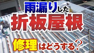 【折板屋根の雨漏り修理】おすすめのメンテナンス方法は？【アメピタ！】