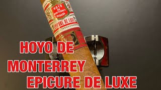 HOYO DE MONTERREY EPICURE DE LUXE #luxury #youtuber #review #cigars #cigarsocialclub #cigarsdaily