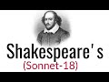 W. Shakespeare's (Sonnet-18) 