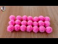 super easy pom poms made with acacia flowers. วิธีทำปอมปอม ดอกกระถินแบบง่าย