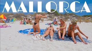 🇪🇸Es Trenc, Stunning Beach in Mallorca⛱️Walking Tour in Mallorca, Majorca, Spain, August 2023