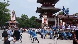 成田祇園祭　成田山大本堂前　東町の屋台　２０１６．７．８　Narita Gion Festival