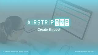 Capture diagnostic-quality ECG strips with AirStrip ONE® Snippets