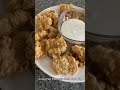 crispy fish fillet with garlic mayo dip