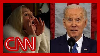 'Liar!': Marjorie Taylor Greene interrupts Biden during speech
