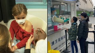 Francia comienza a vacunar a los niños contra el covid y China confina ciudad de 13 millones | AFP