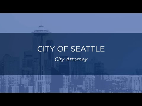 Candidates for City of Seattle, City Attorney – Video Voter Guide for the 2021 General Election