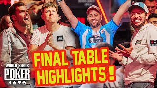 WSOP Main Event Final Table 2023 Extended Highlights [9 Players to 3]