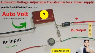 Convert #220v power to 3v-6v-9v-12v-24v-48v-98v-120v. DC driver without Transformer ~ Easy life Hack