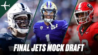 Jets Mock Draft: FINAL Predictions for 2024 NFL Draft