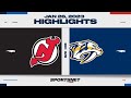 NHL Highlights | Devils vs. Predators - January 26, 2023