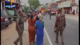 Cop Caught On Camera Slapping Woman Protester In Tamil Nadu's Tirupur