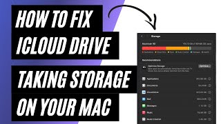 How To Fix iCloud Drive Taking Up Storage on a Mac