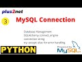 Python to MySQL database connection by SQLAlchemy  with error handling using try except blocks