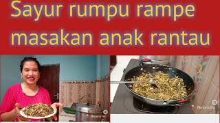 Sayur Rumpu Rampe masakan anak rantau#Daun singkong#Bunga pepaya#Jantung pisang#