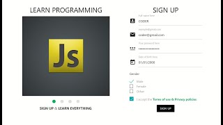 How To Create A Sign Up Form Using Html & Css(Materialize) | Step-By-Step Tutorial