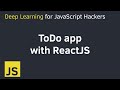 Build a simple ToDo app in ReactJS (using Hooks)