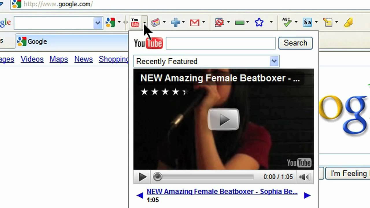Add The Youtube Button To Toolbar Youtube