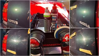 How to polish & correct soft & sticky paint with just a finish polish Very rare LOTUS OMEGA