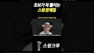 골프 초보가 꼭 틀리는 스윙 문제점