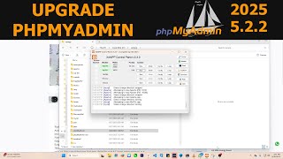 how to upgrade PhpMyAdmin XAMPP and WAMP