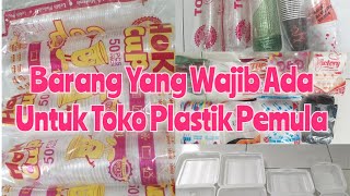 14 BARANG YANG WAJIB ADA UNTUK TOKO PLASTIK PEMULA || MENYESUAIKAN MODAL|| #eps22