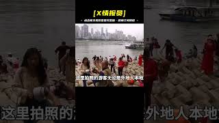 長江水位下降，岸邊驚現“石頭陣”，是現代建筑還是古代遺跡