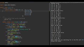 Sort Search entire JAVA Assignment | Data Struct. & Algorithm Analysis
