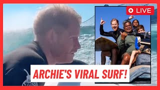 Prince Harry's Deleted Surfing Photo with Archie Goes Viral | Royal Family