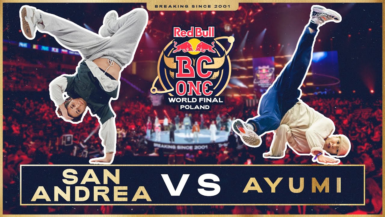 B-Girl Ayumi Vs. B-Girl San Andrea | Top 16 | Red Bull BC One World ...