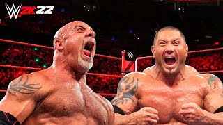 Goldberg vs Batista (WWE 2K22)
