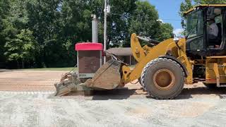 AggreBind Stabilized Parking Area using stainless steel slag