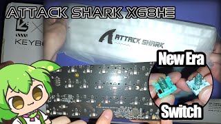 【5800円】ギアを一段上げてきた製品。安さはそのままに。Attack Shark X68HE