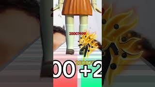 Wah young hee melawan Naruto siapa yang menang #viralvideo #shortvideo #squidgame #game #funny