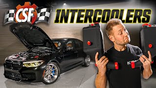 How to UPGRADE your M5 (F90) INTERCOOLERS with CSF