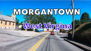 Morgantown 4K - Driving Downtown - WV