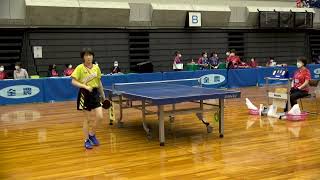 【ホープス女子】村瀬愛佑加 vs 牛島みほろ｜全農杯 2022年全日本卓球選手権大会｜第1ステージ