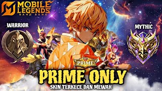 Namatin Mobile Legends tapi Skin Prime Only