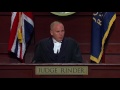 rude defendant is allowed back into court judge rinder