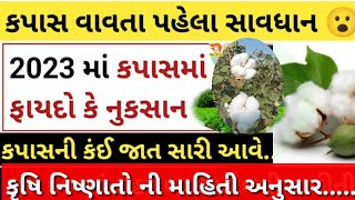 કપાસ વાવતા પહેલા સાવધાન //|Information about cotton cro...