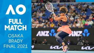 Naomi Osaka vs Jennifer Brady Full Match | Australian Open 2021 Final