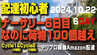 【Amazon配達】ナーサリーなのに荷物100個越え！！デリプロ稼働6日目■■2024.10.9■■