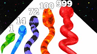 SNAKE RUN RACE - Color Math Games (New Update! All Snakes)