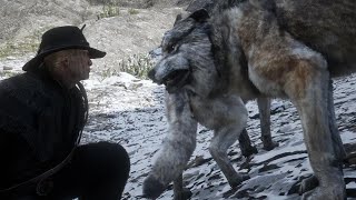 red dead redemption2 online the mountain man and the spirit of the wolf #savereadonline