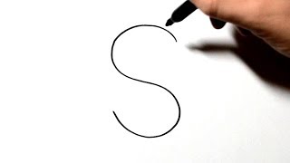 How to Draw a Snake After Writing Letter S - LetterToons